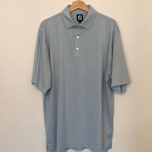 Footjoy golf shirt, size large, light blue